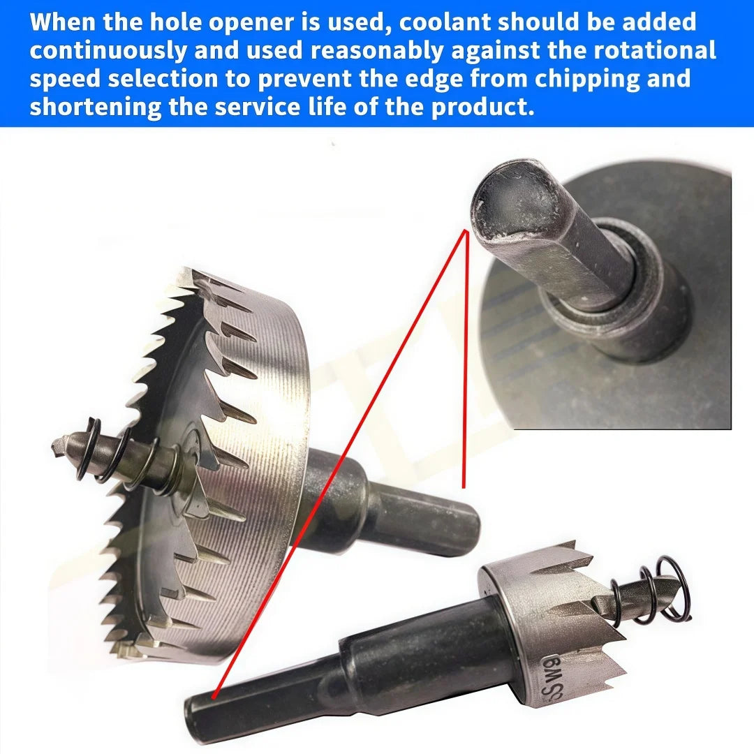 Drill bit, high-speed steel, suitable for handheld electric drills/woodworking/metal hole cutting machine electric tools