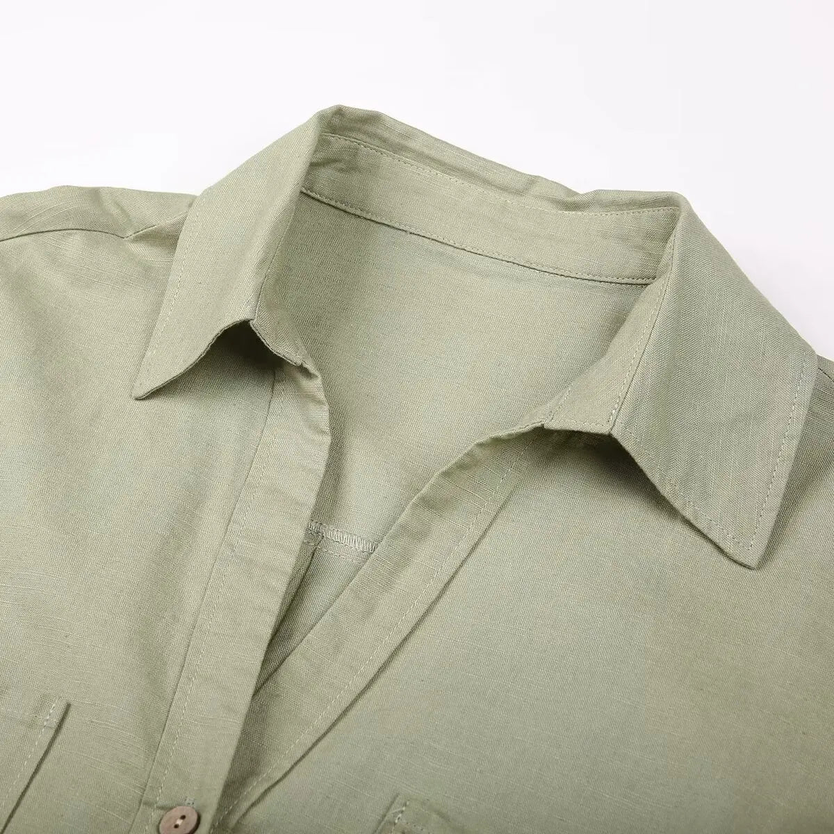 Linen Shirt Women&