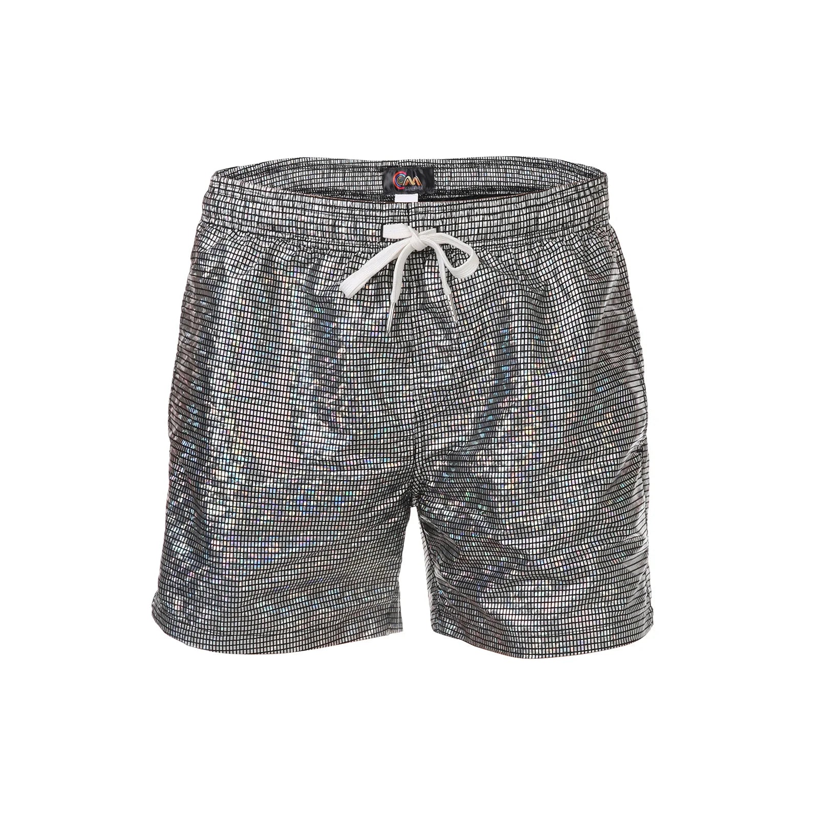 Casual Shorts Men Summer Shiny Quick-dry Beach Sports Short Pants Bottoms Man Beachwear Clothing Homewear With Pocket