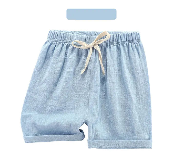 Short Pants Children Shorts for Boys Girls Clothes Cotton Solid Breathable Summer Casual Sports Beach Kids Shorts ElasticYoung