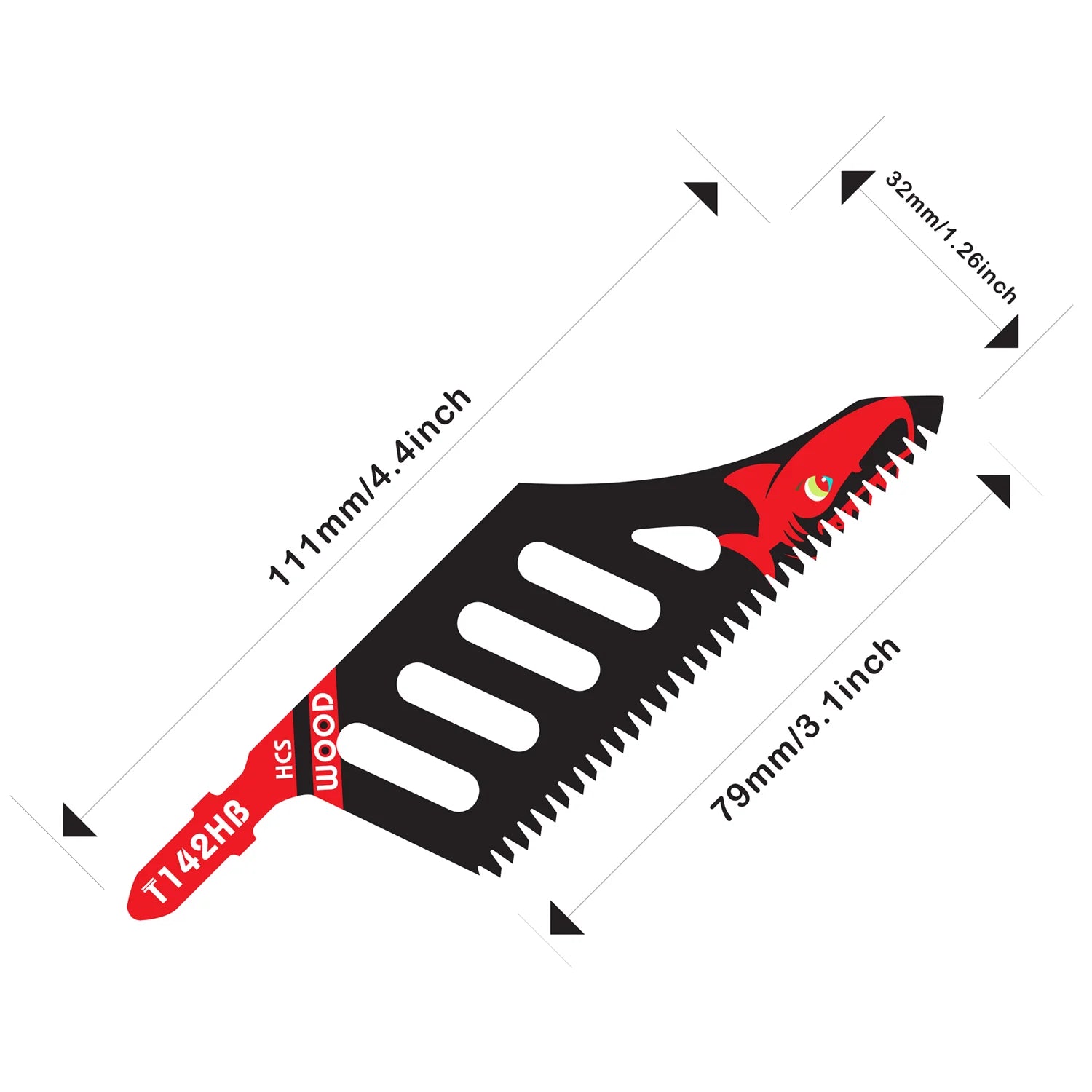 Jigsaw Blade Extra Long Heavy Duty Scroll Saw Blades T-Shank Fine Coarse Teeth for Wood Aluminum Tight Spaces