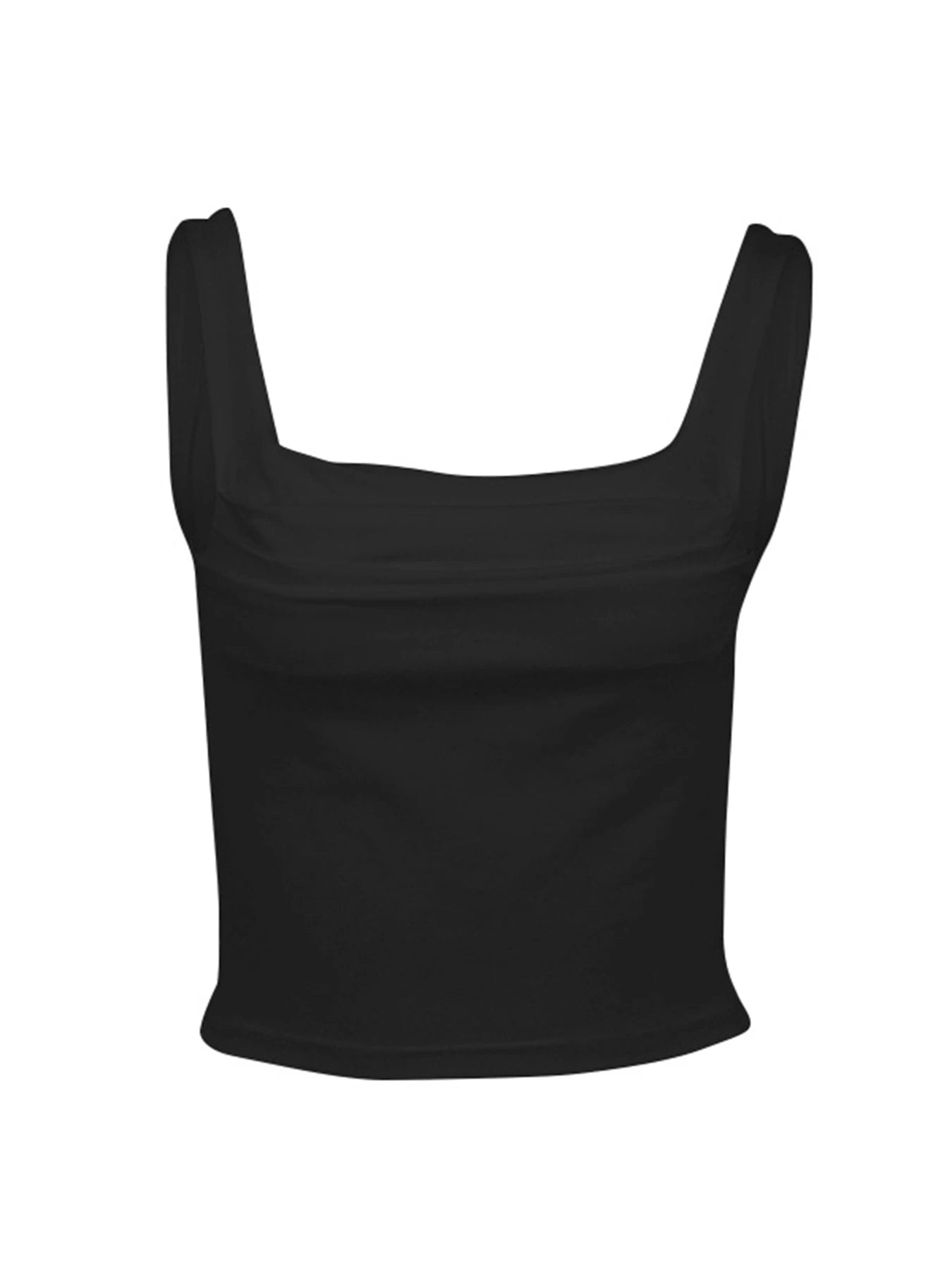 Sexy Tank Women Summer New Tops Solid Backless Streetwear Casual Slim Sleeveless Camisole Fashion Folds Tank Tops Lady Clothing