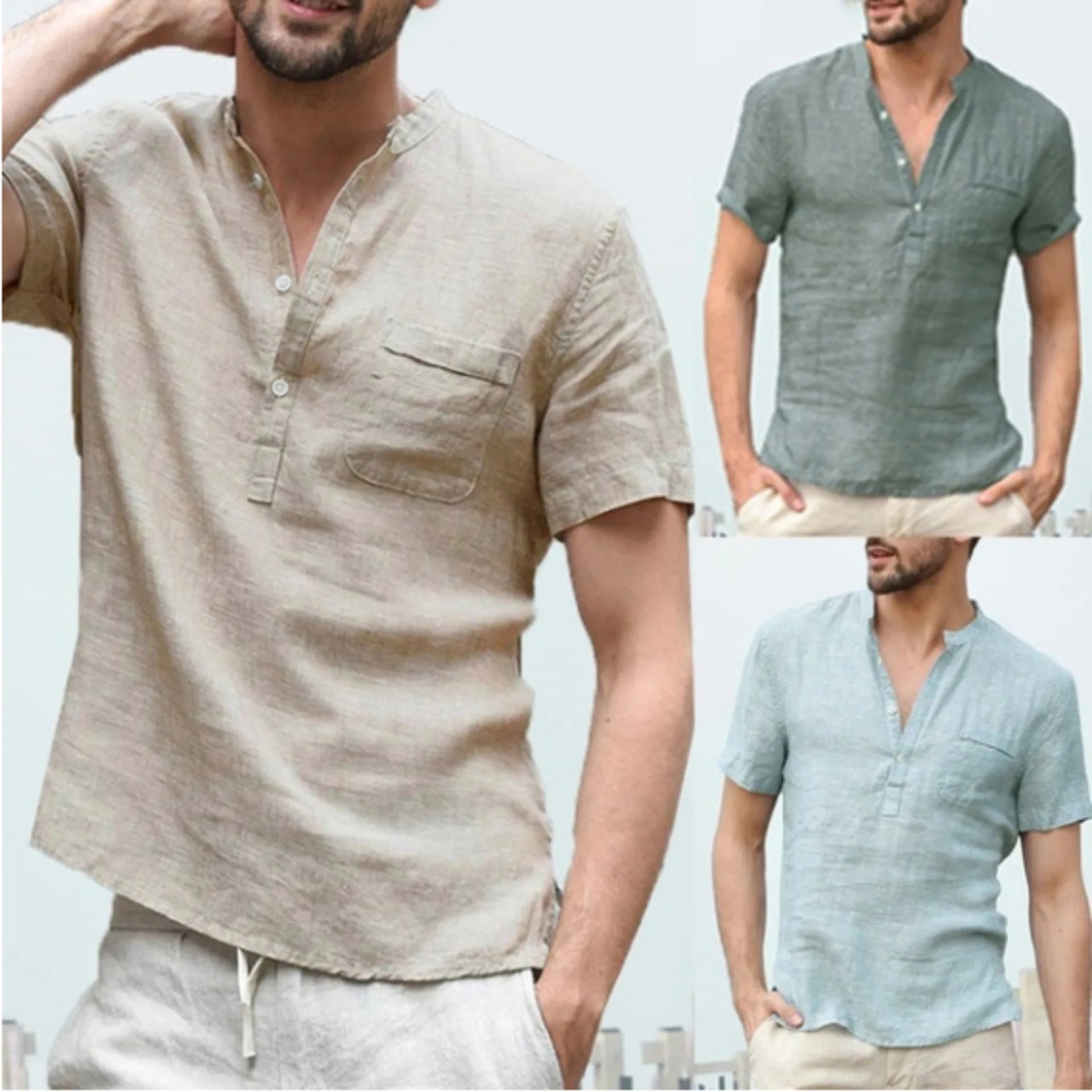 Linen Cotton Men&
