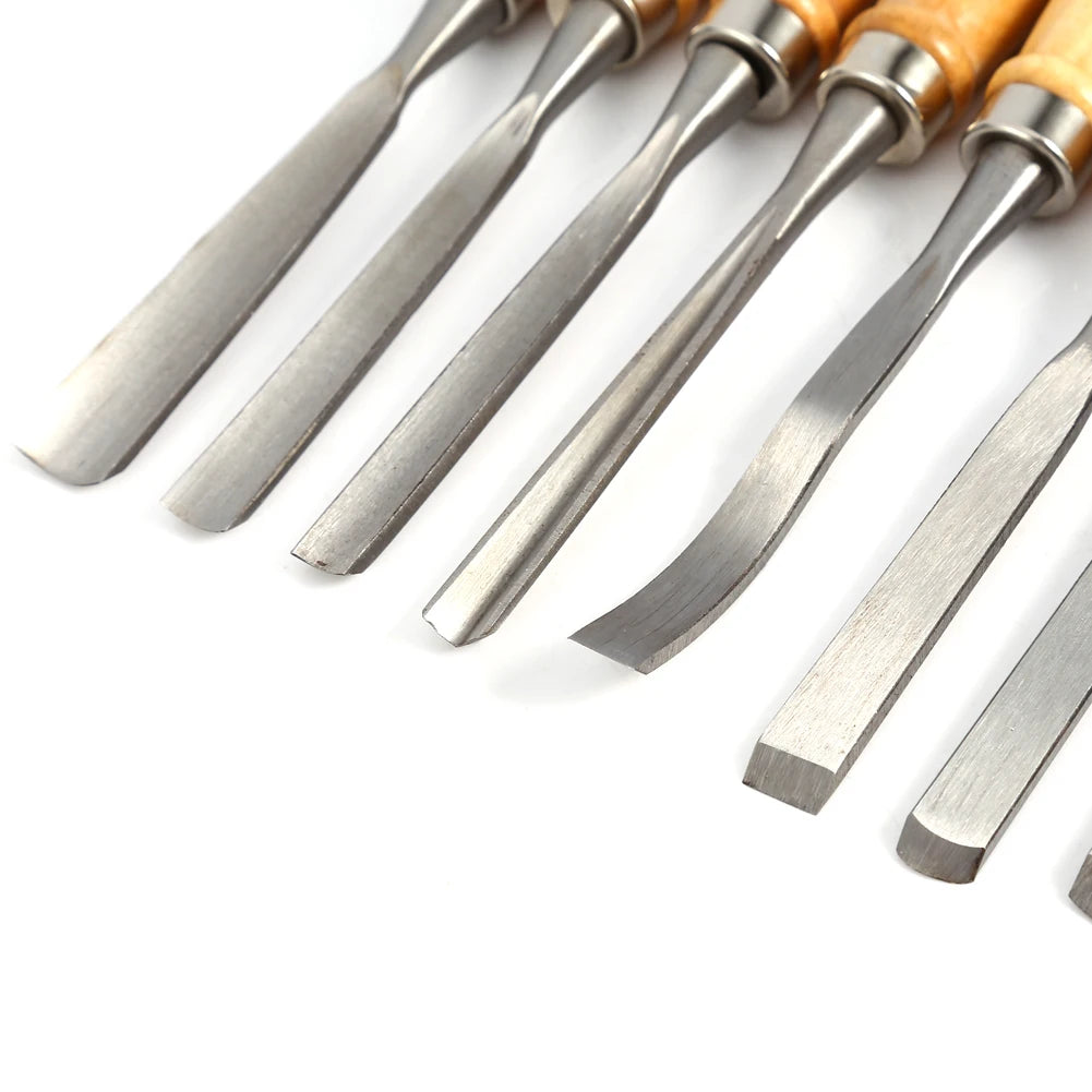 Wood Carving Hand Chisel Set Woodworking Professional Lathe Gouges Tools Wood Carving Tools Wood Hand Chisels Hand Chisels