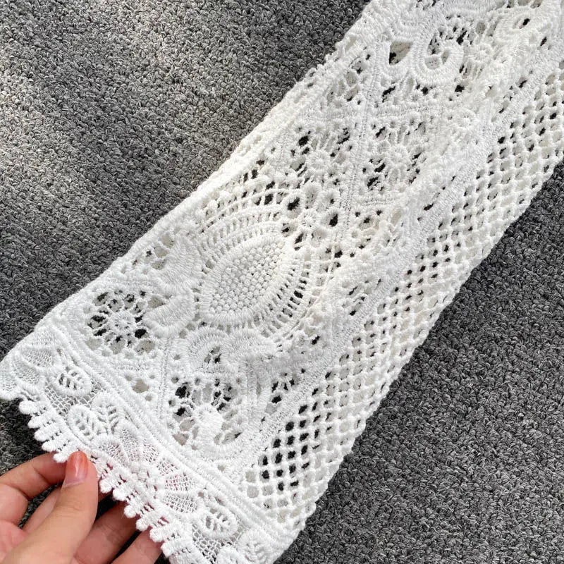 Blouses Women Retro Hollow Out All-match Sweet See-through Leisure Summer Sun-proof Korean Style Female Slim Crop Bohemian Ins