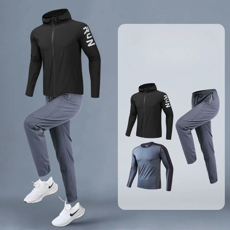 Sportswear Set for Men: Ideal for Running, Cycling, Fitness Training & Gym Exercises - New in Men&