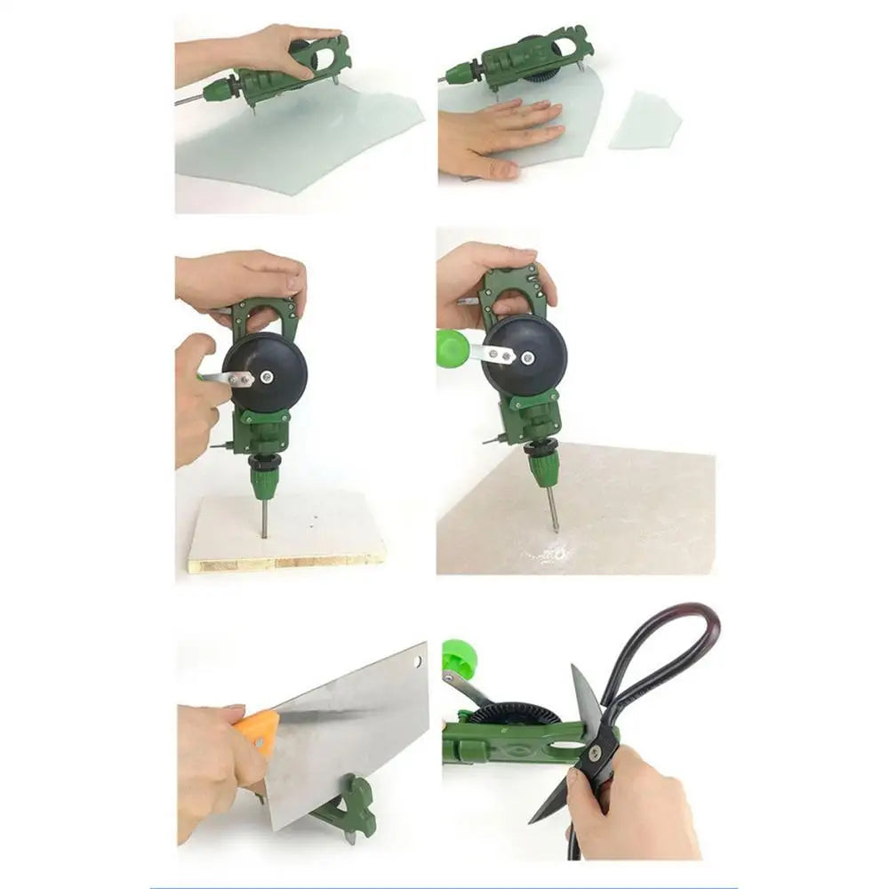 Powerful Manual Drill DIY Woodworking Hand Drill DIY Tool Hand Drill Woodworking Multifunctional Manual Drill for Wood