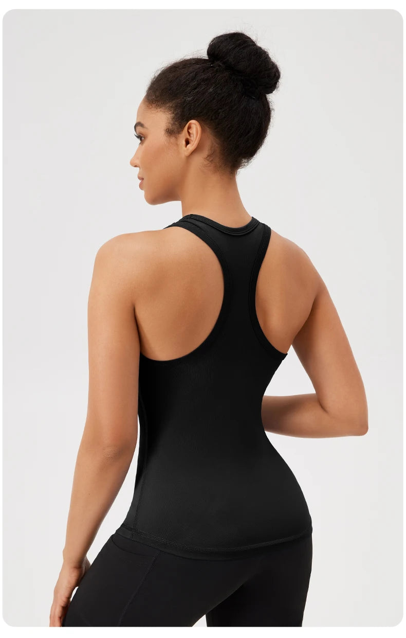 Yoga Vest Women Gym Sleeveless Sport Shirt Fitness Training Sportswear Vest Outdoor Running Sport Tank Tops