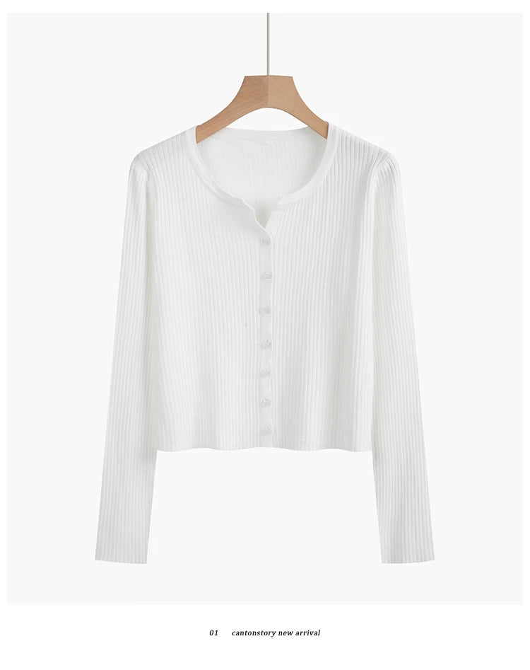 2026 Fashion Women Sweater Female Cardigan Thin Outerwear Short Short Design Sweater Long-sleeve Small Cape Blusa Feminina