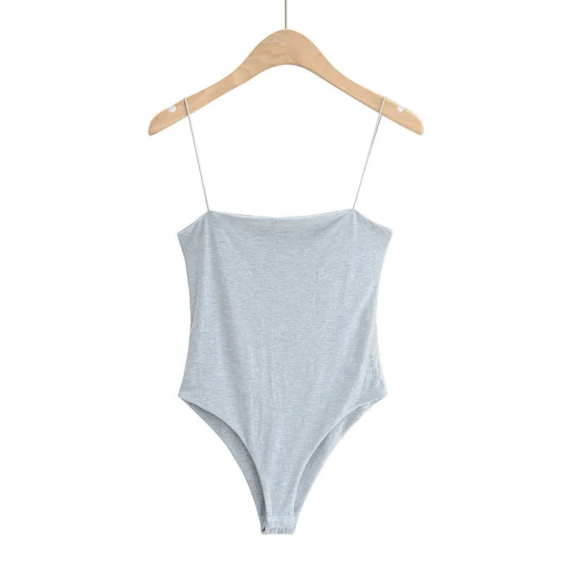 BRADELY MICHELLE 2022 Summer Women Rompers Slim Underwear Waist Camisole Sleeveless Tops Bodysuits Streetwear Jumpsuits