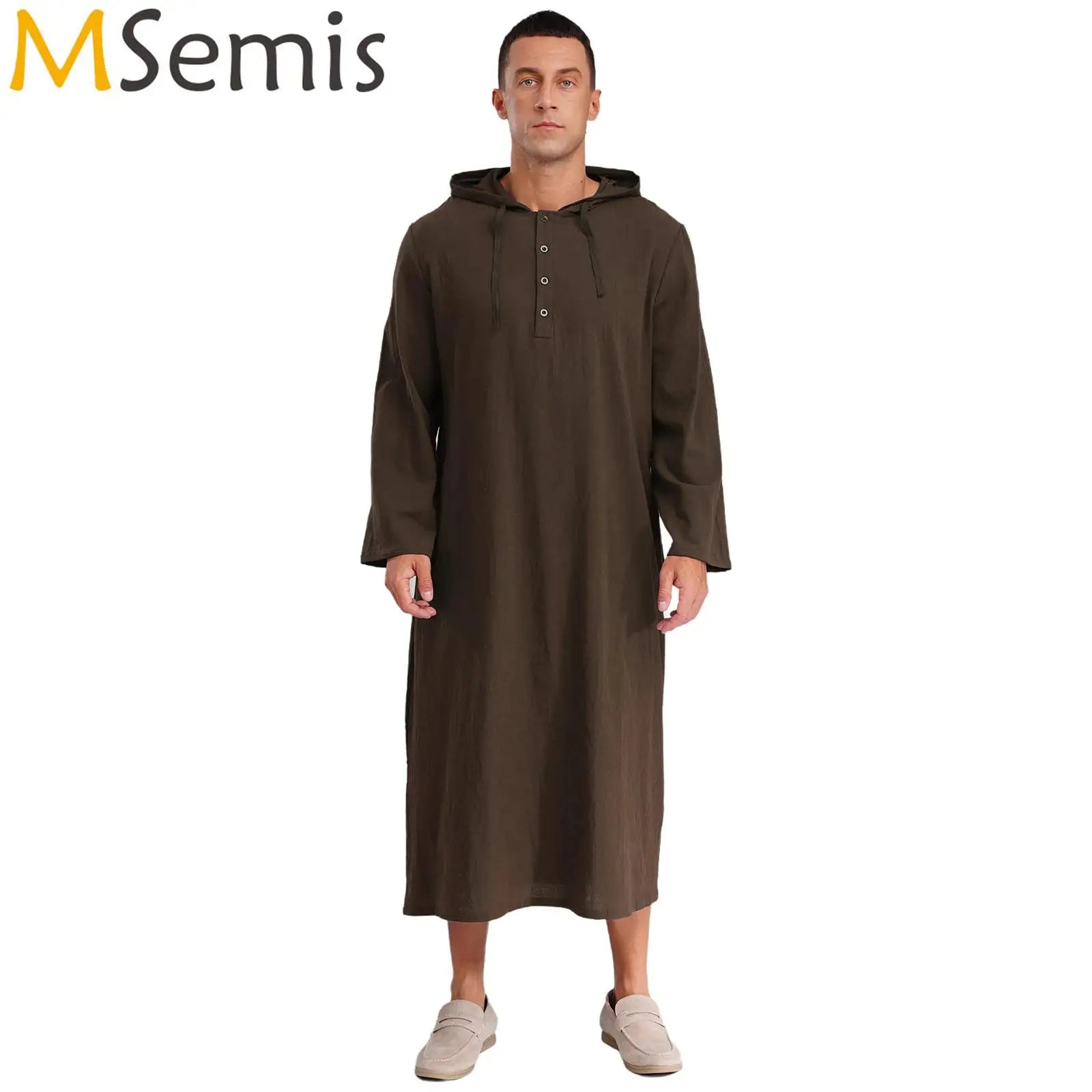 Islamic Kaftan Muslim Jubba Arabic Thobe Men&