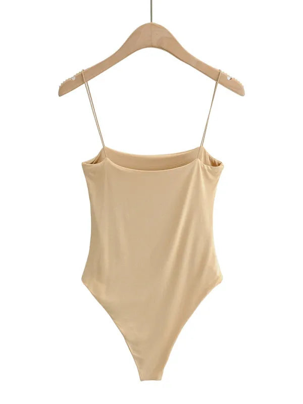 BRADELY MICHELLE 2022 Summer Women Rompers Slim Underwear Waist Camisole Sleeveless Tops Bodysuits Streetwear Jumpsuits