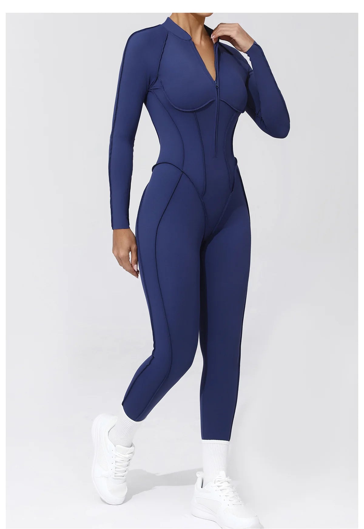 Yoga Suit Gym Set Women Training Sportswear Fitness Long Sleeved Sports Jumpsuit Women Push Up Female Workout Clothes Bodysuits