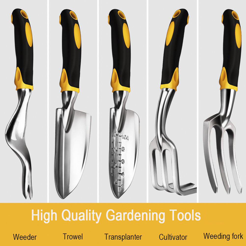 Garden Tool Hand Trowel,Rake,Cultivator,Weeder Tools With Ergonomic Handle,Garden Lawn Farmland Transplant Gardening Bonsai Tool