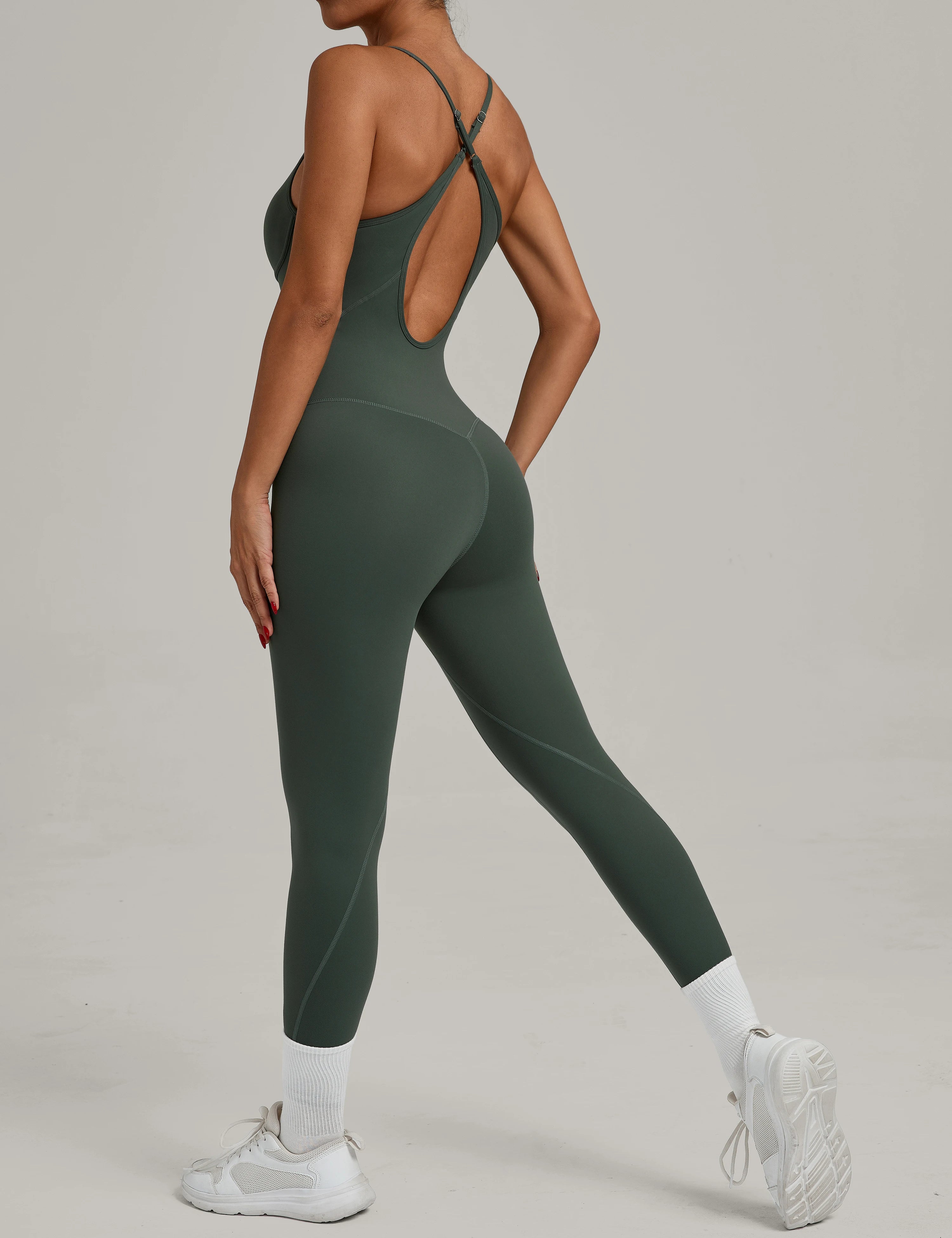 Padded One-Piece Yoga Clothes Sportswear Women&