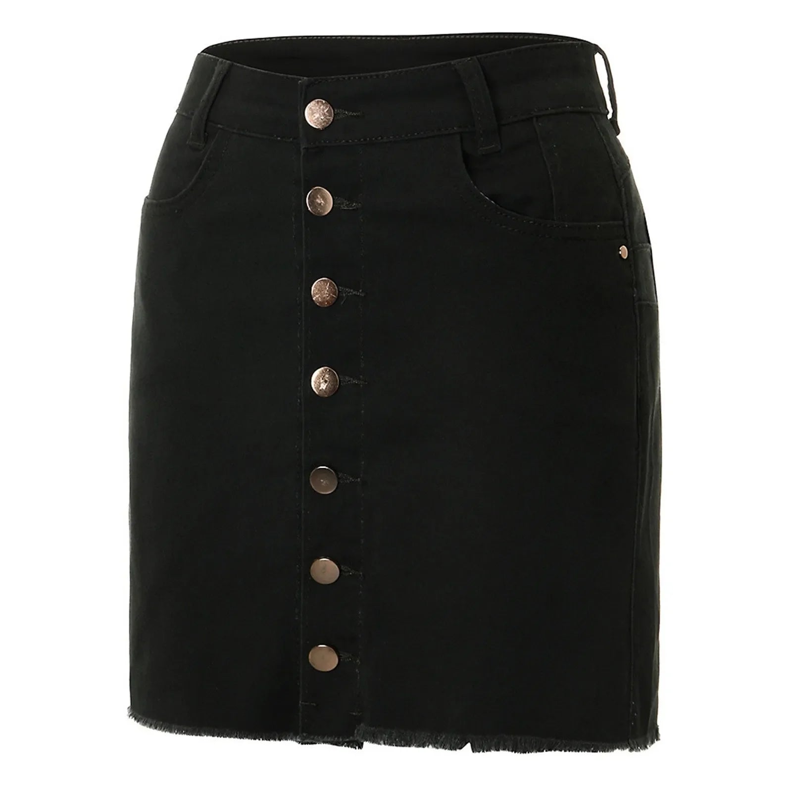 Jeans Skirt Women Shorts Comfortable Soft Breathable Denim Short Skirts Elastic Fashionable Hip Skirt Ruffle Table Skirt Female