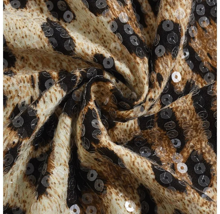 Tank Top for Women 2025 Summer New Pearl Leopard Print Small Sleeveless T-shirt Sexy Exposed Navel and Waist Color Blocked Vest