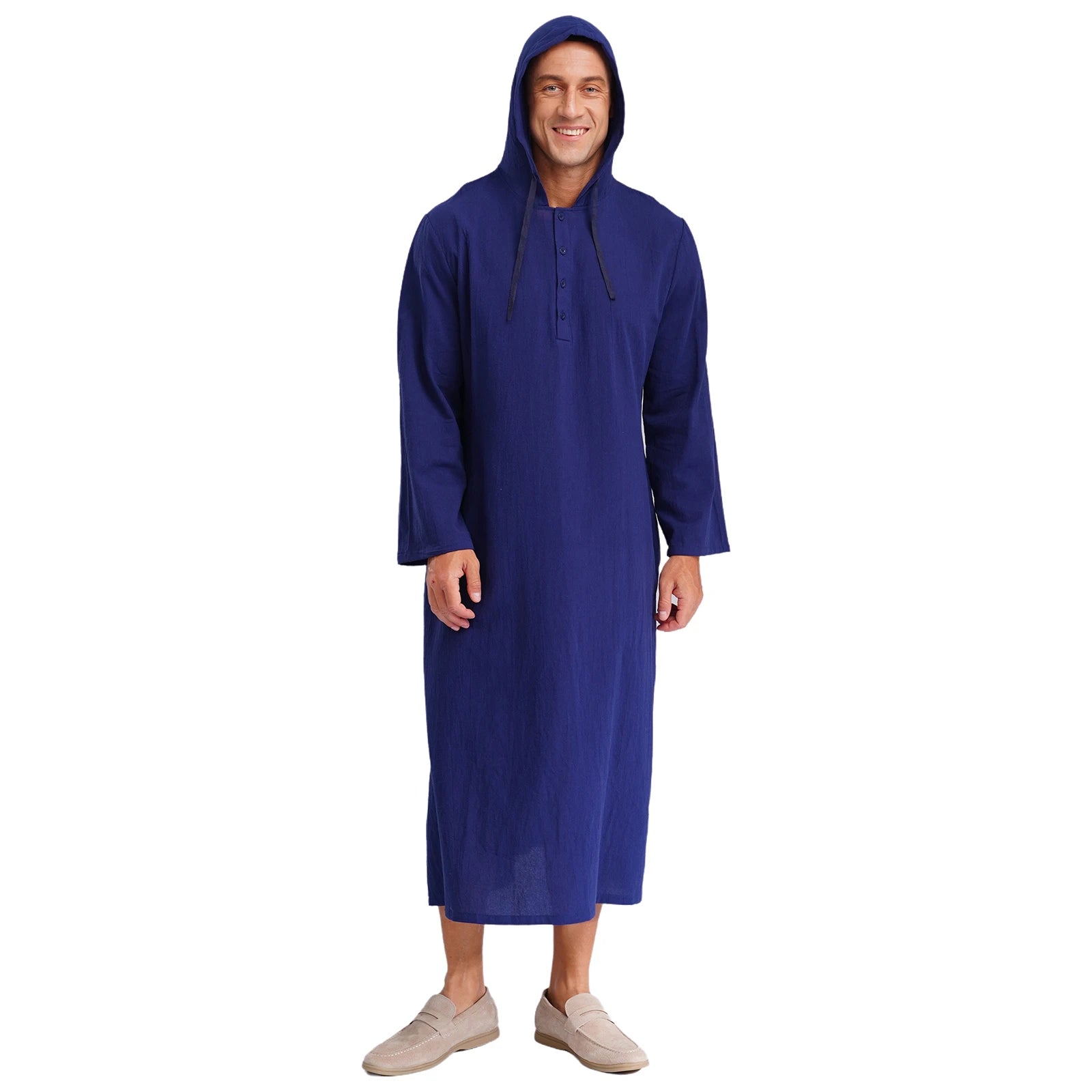 Islamic Kaftan Muslim Jubba Arabic Thobe Men&