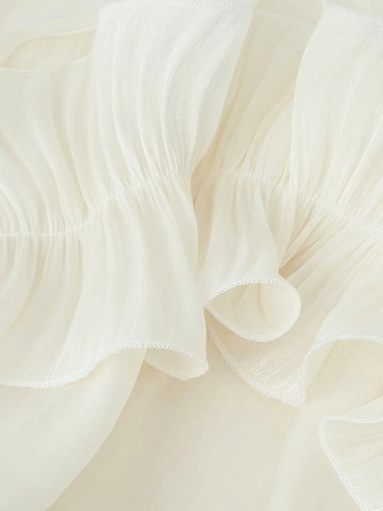 Women Elegant Ruffles Hem Beige Long Evening Dress Sleeveless Cloak Style Maxi Dresses