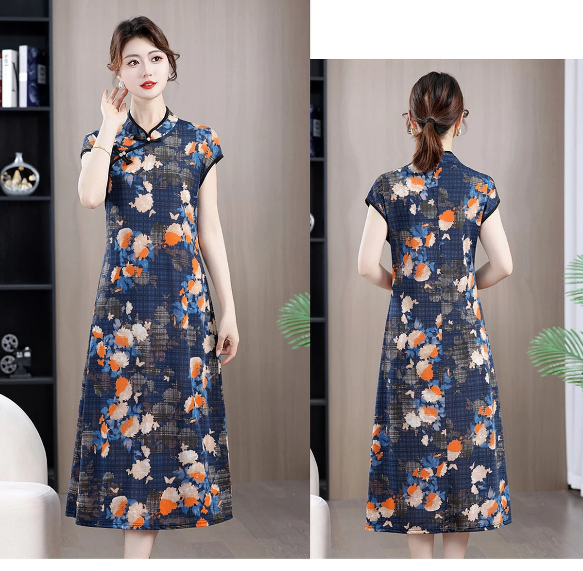 Fashion Clothes Vintage Dress for Women Clothing Streetwear Traditional Chinese Clothing Cheongsams Chinese Qipao Ethnic Style