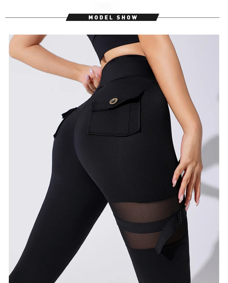 Woman New Style Hot Gym Wears Gym Training Sports Cut Leggings Fitness Women Rise Yoga Tights