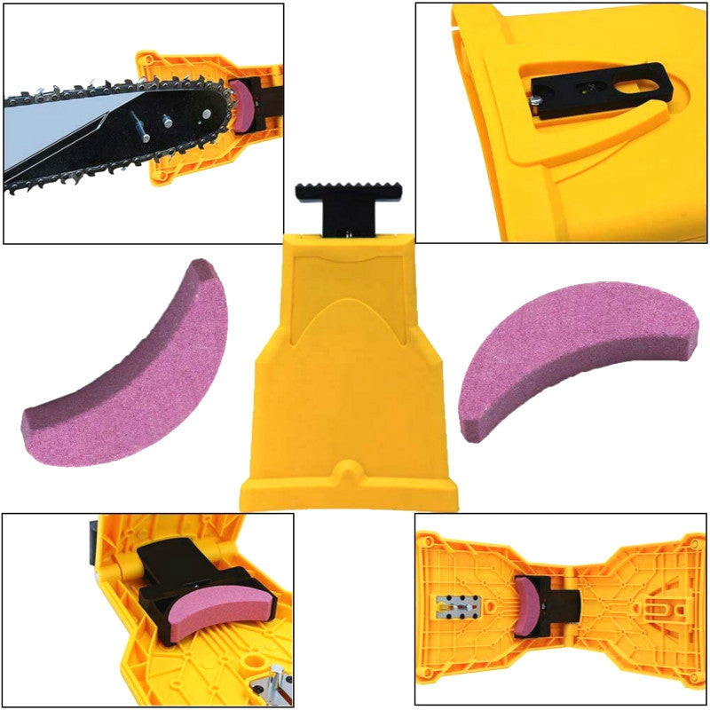 Chainsaw Teeth Sharpener Sharpens Saw Chain Sharpening Tool System Abrasive Tools Easy Sharp Fast Grinding for 14-20"