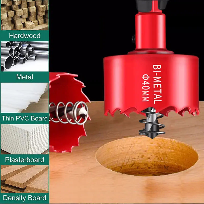 M42 BI -Metal Wood Hole Saws Bit Tooth Cutting For Metal Plastic Fiberboard 1PC 20mm-200mm Hole Saws
