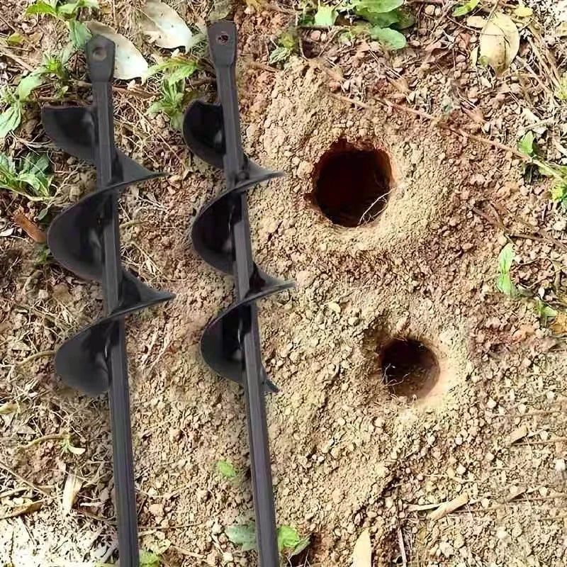 Ground Drill Bit - Detachable Spiral Rod - Garden Vegetable Loosening, Soil Planting, Seedling Transplanting Tools