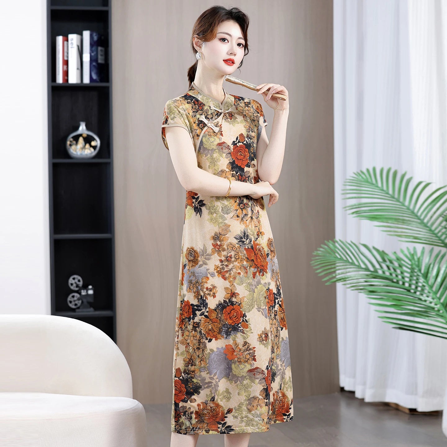 Fashion Clothes Vintage Dress for Women Clothing Streetwear Traditional Chinese Clothing Cheongsams Chinese Qipao Ethnic Style