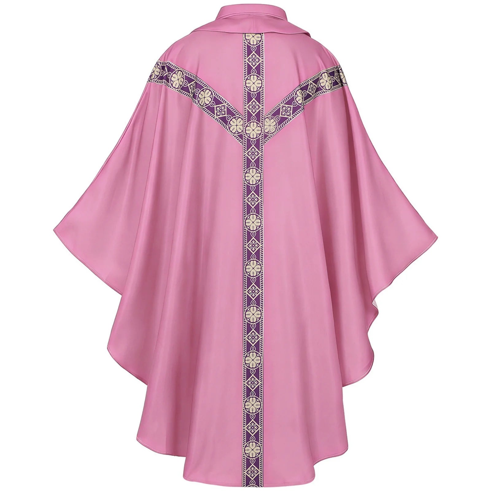 Men Catholic Church Priest Chasuble Embroidered Liturgical Robe Clergy Robe For Mass Prayer Costume Medieval Muslim Costume