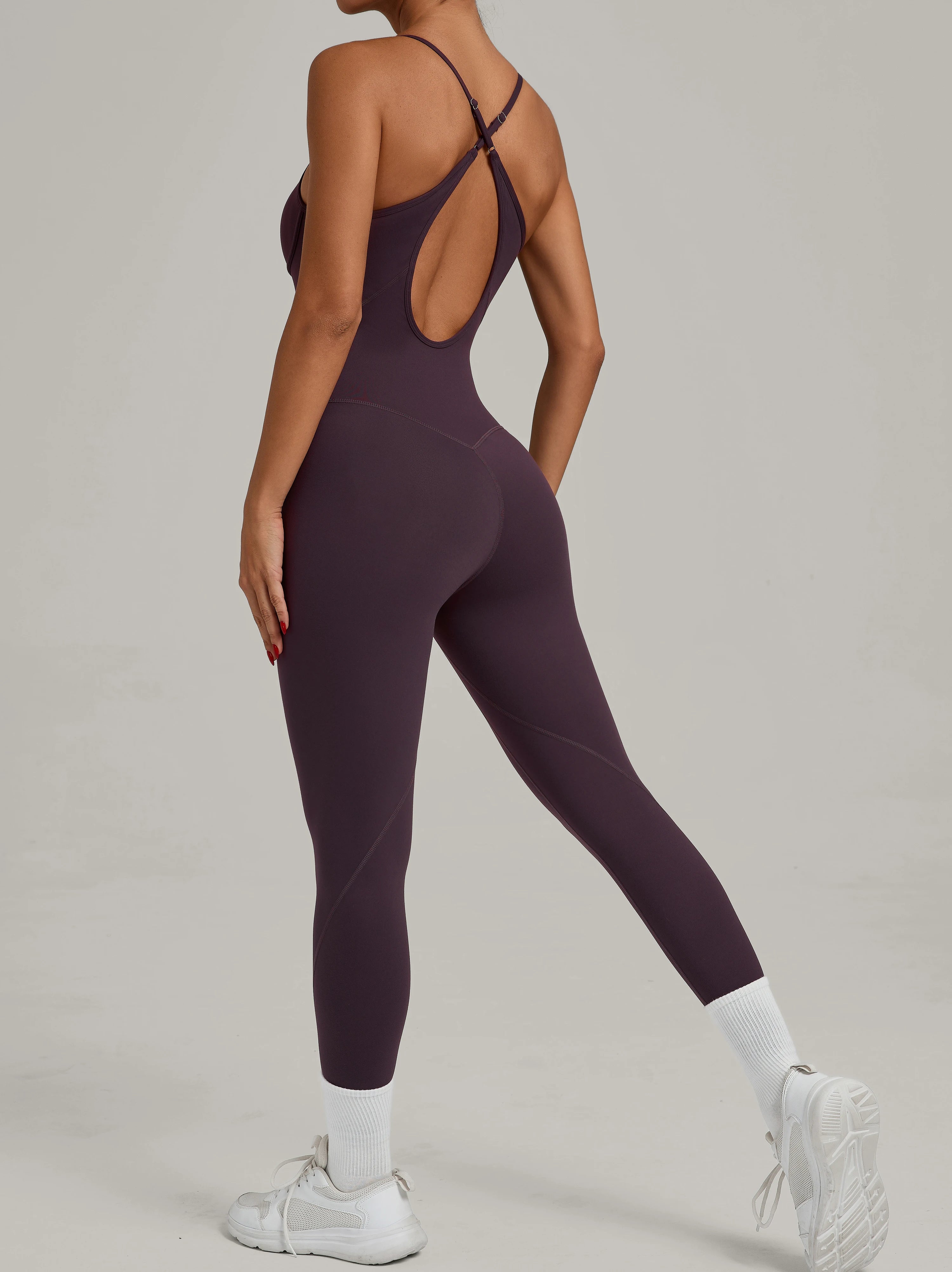 Padded One-Piece Yoga Clothes Sportswear Women&