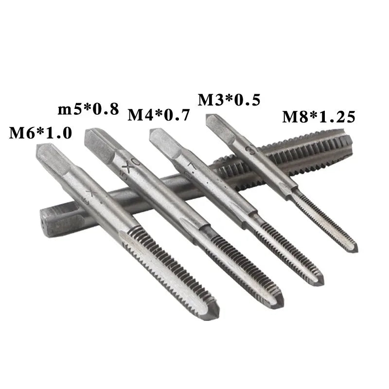 T-Handle Wrench M3 M4 M5 M6 M8 Hand Tap Reamer Thread Tapping Tool Set Adjustable Machine Screw Thread Tapping Drill Bit