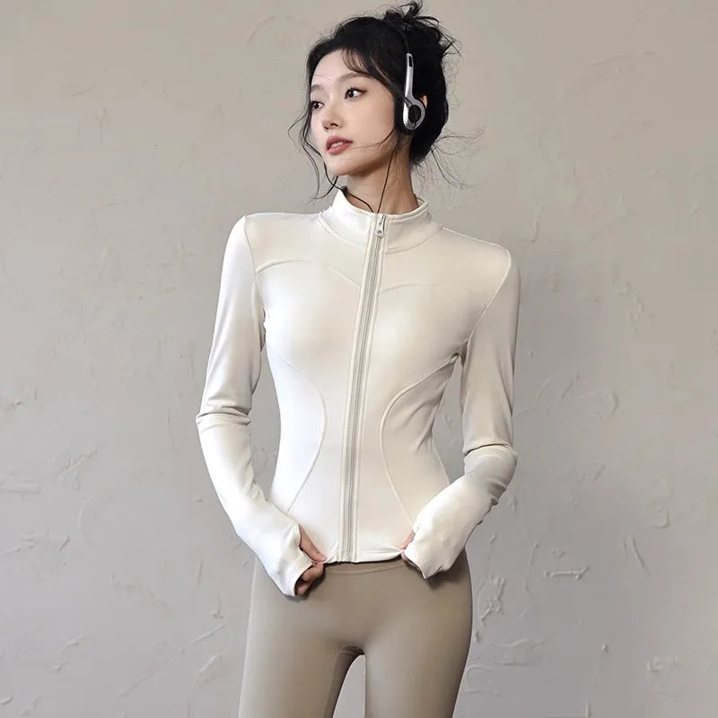 new Sportswear Woman Gym Yoga Sports Jacket Women&