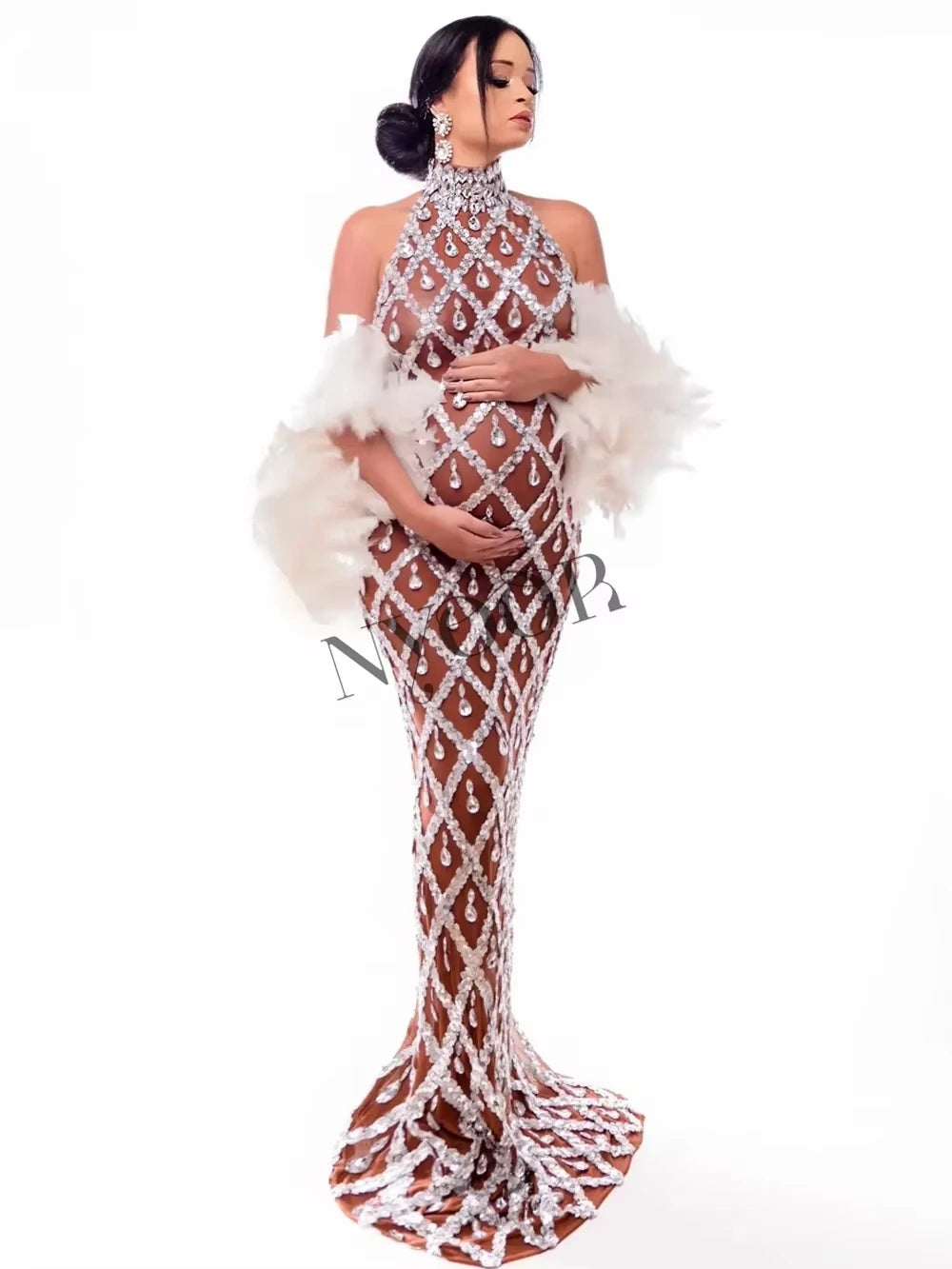 New Fashion Clothes for Women Versatile Long Gown Evening Dress Elegant Chic Vestido Luxury Dresses with Tassels