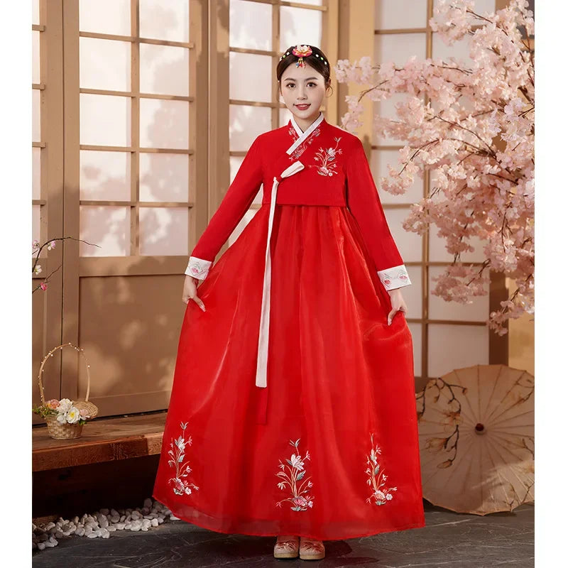 Hanbok for Women Korean Traditional Costume Minority Palace Performance Court Clothes Asian Ancient Costumes Party Hanbok Dress