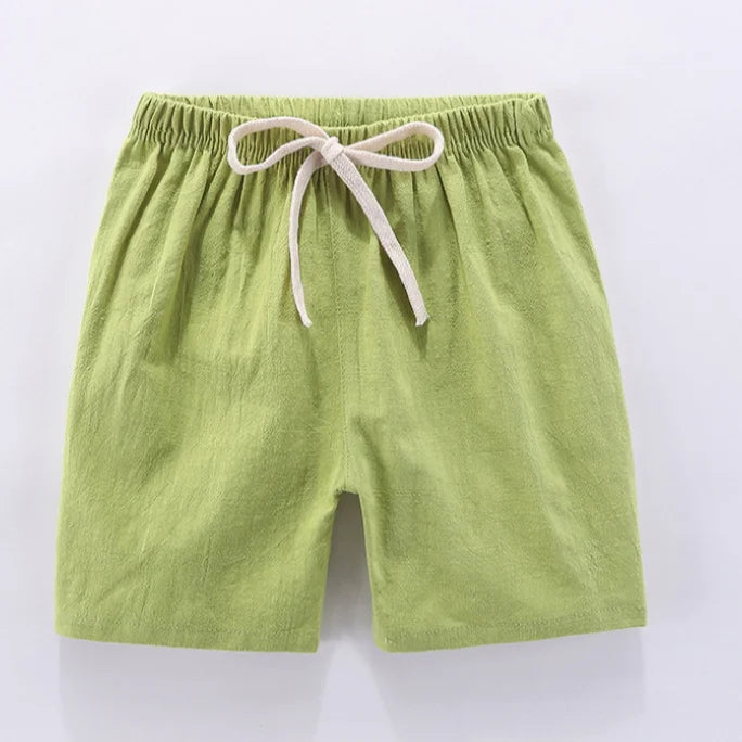 Short Pants Children Shorts for Boys Girls Clothes Cotton Solid Breathable Summer Casual Sports Beach Kids Shorts ElasticYoung