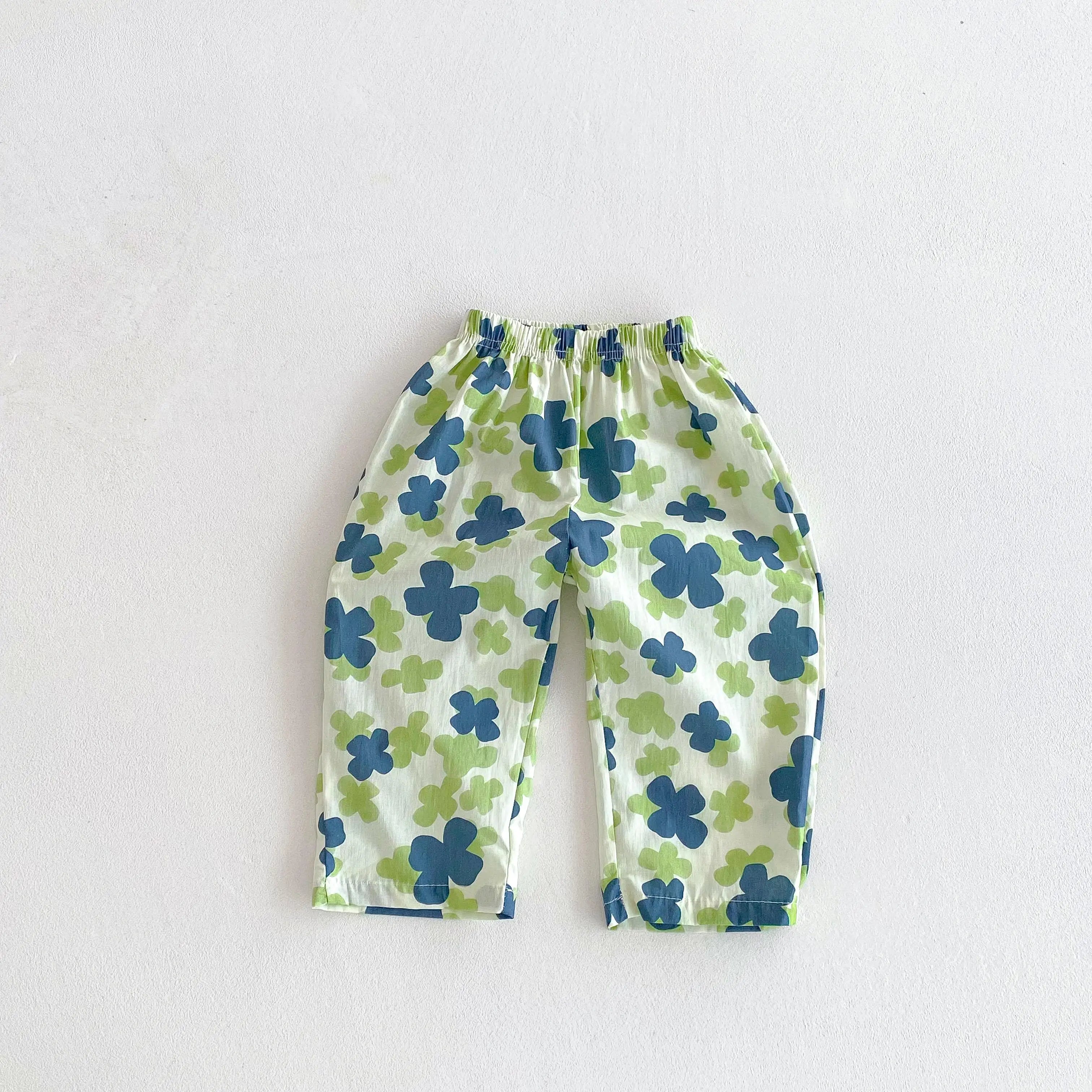 1-6 Year Old Kids Clothing Summer Thin Casual Trousers Fashion Korean Style Children Haren Pants Toddler Costume Child Long Pant