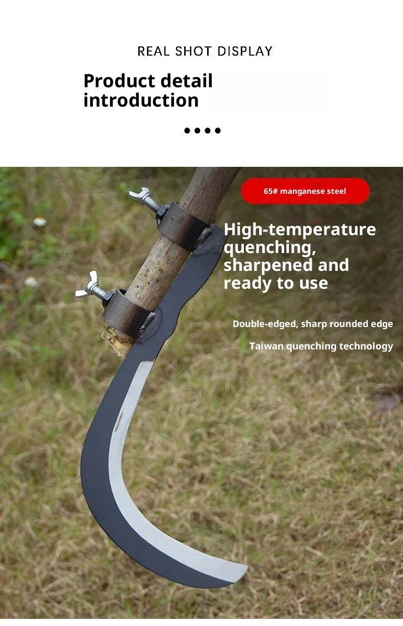Hand forged tree branch cutting tools, gardening pruning tools, multi-purpose gardening tools