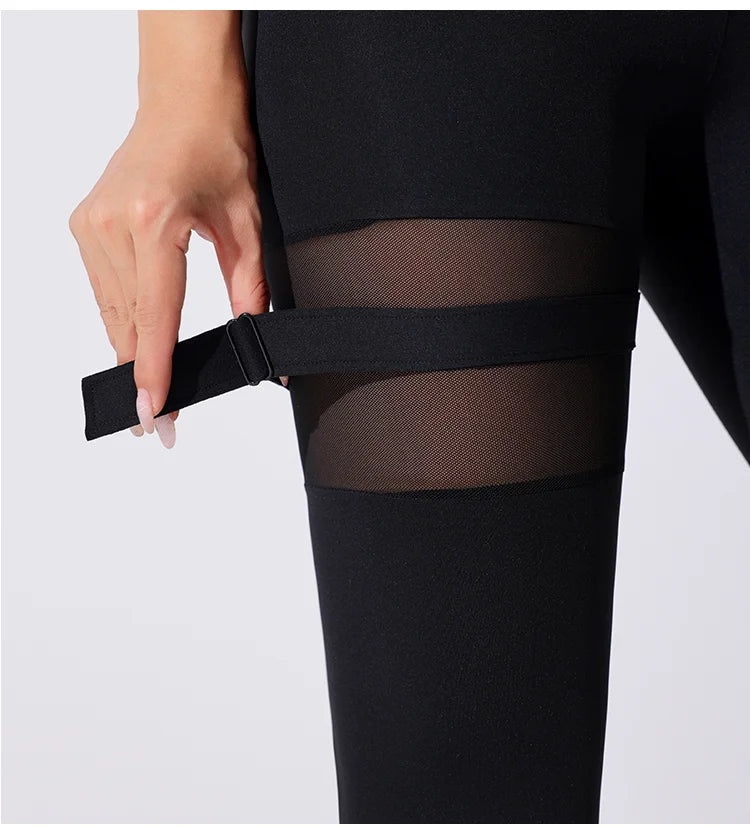 Woman New Style Hot Gym Wears Gym Training Sports Cut Leggings Fitness Women Rise Yoga Tights