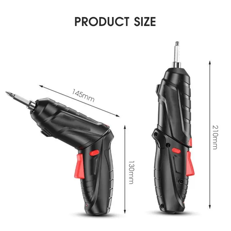 electric screw driver Mini Household Electric Drill Rotated Cordless Screwdriver Power Tools Household Maintenance Repair