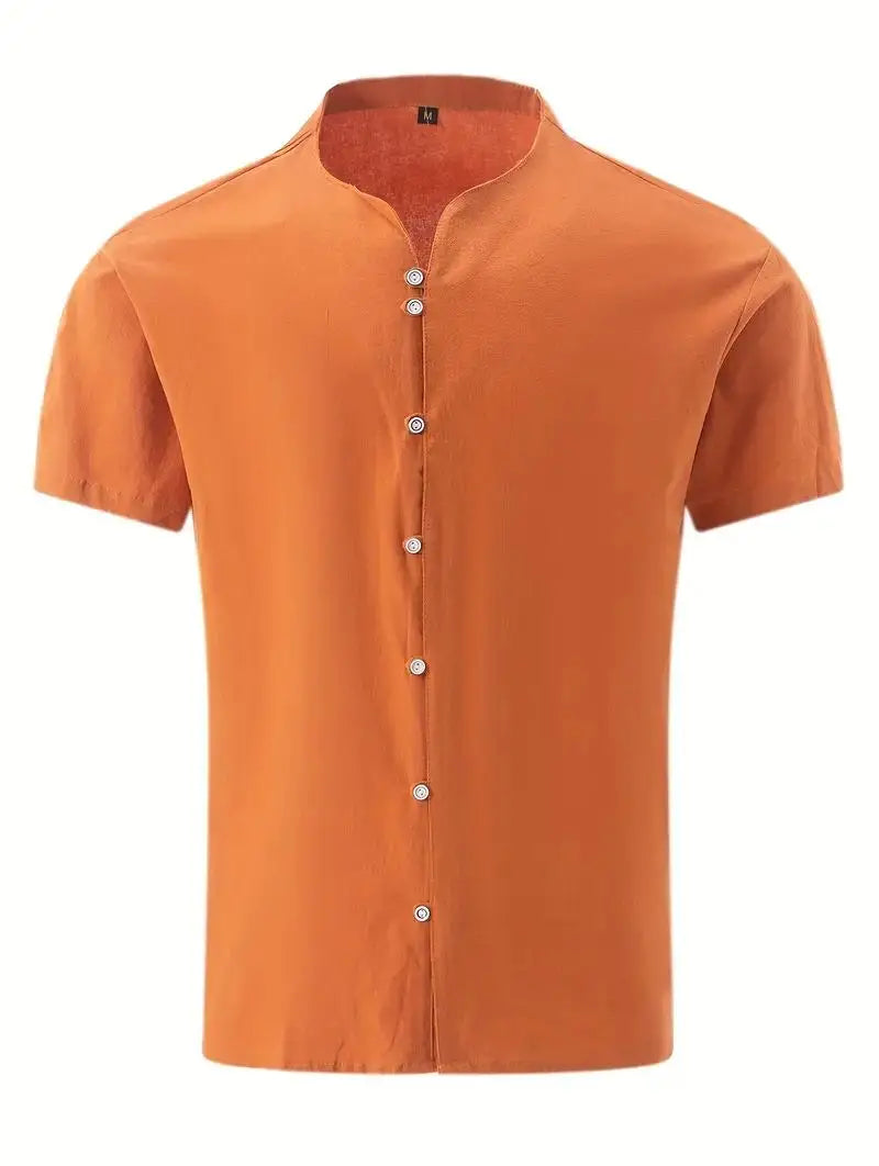 New linen shirt men&