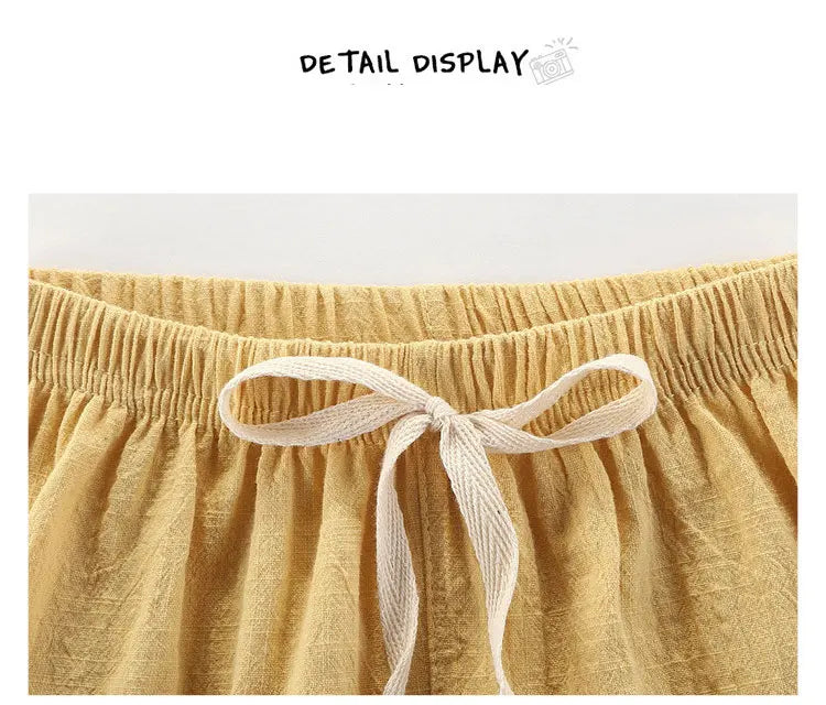 Short Pants Children Shorts for Boys Girls Clothes Cotton Solid Breathable Summer Casual Sports Beach Kids Shorts ElasticYoung