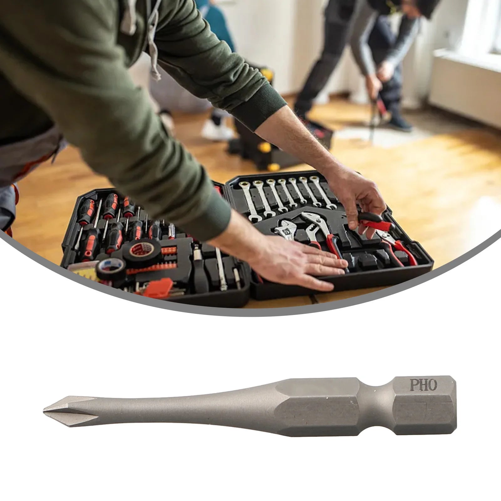 1pc 50mm Length 1/4Inch Hex Slotted Cross Screwdriver Bits PH1 PH2 PH3 SL3 SL4 SL5 SL6 Alloy Steel Electric Screw Drivers Tools
