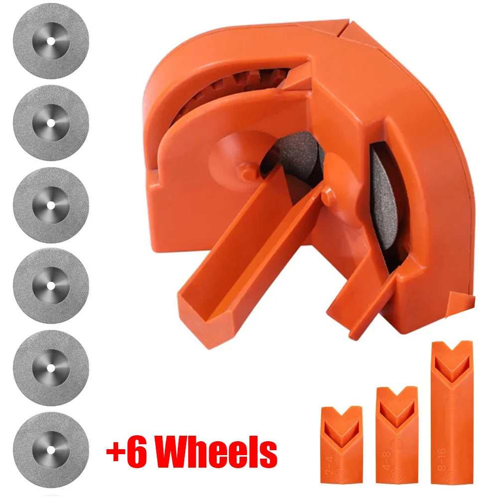 Drill Bit Sharpener Multipurpose Drill Bits Grinding Sharpener, Portable Drill Grinder Grinding Tool, Powered by Electric Drills