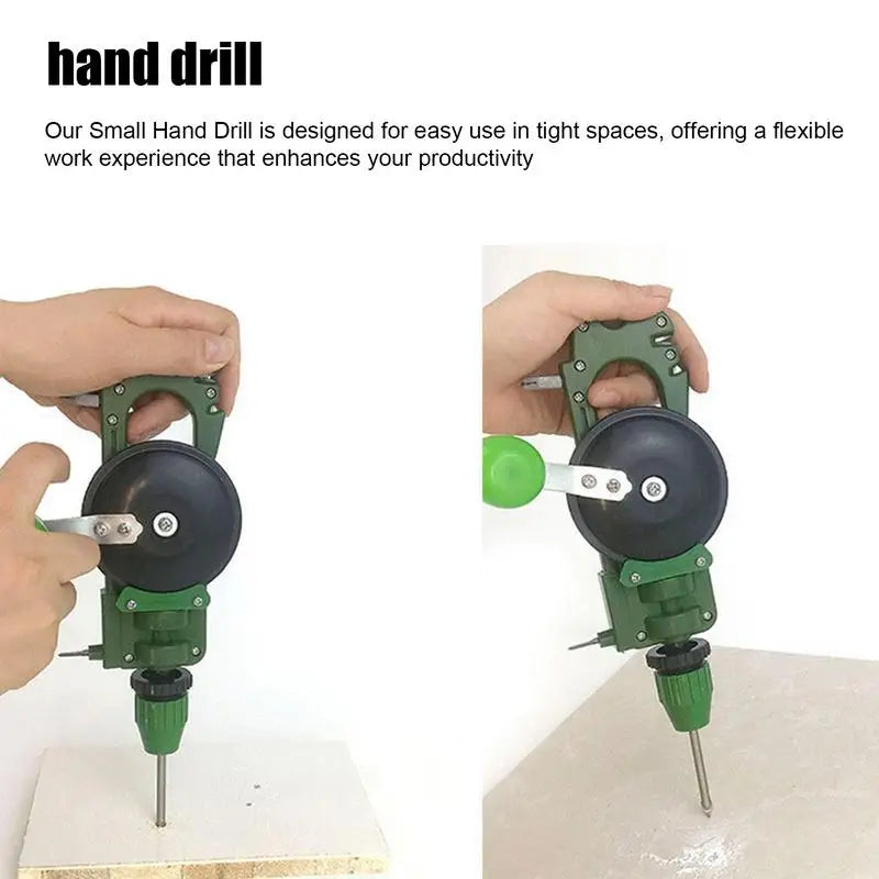 Powerful Manual Drill DIY Woodworking Hand Drill DIY Tool Hand Drill Woodworking Multifunctional Manual Drill for Wood