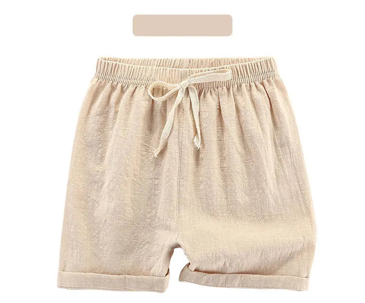 Short Pants Children Shorts for Boys Girls Clothes Cotton Solid Breathable Summer Casual Sports Beach Kids Shorts ElasticYoung