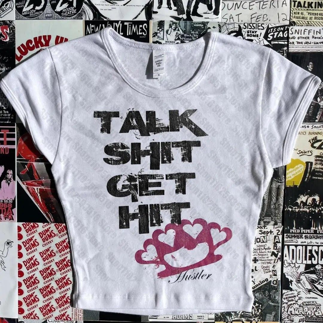 Crop Tops Y2k Vintage Top for Women 90s Vintage Clothes Women&