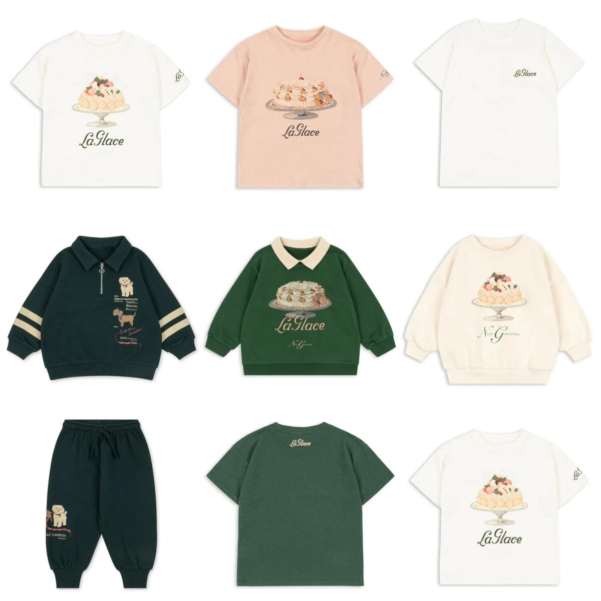 Hoodies Mother Kids 2025 New Autumn Winter Baby Boys Girls Cartoon T Shirts Hooded Sweatshirts Pants Korean Children&