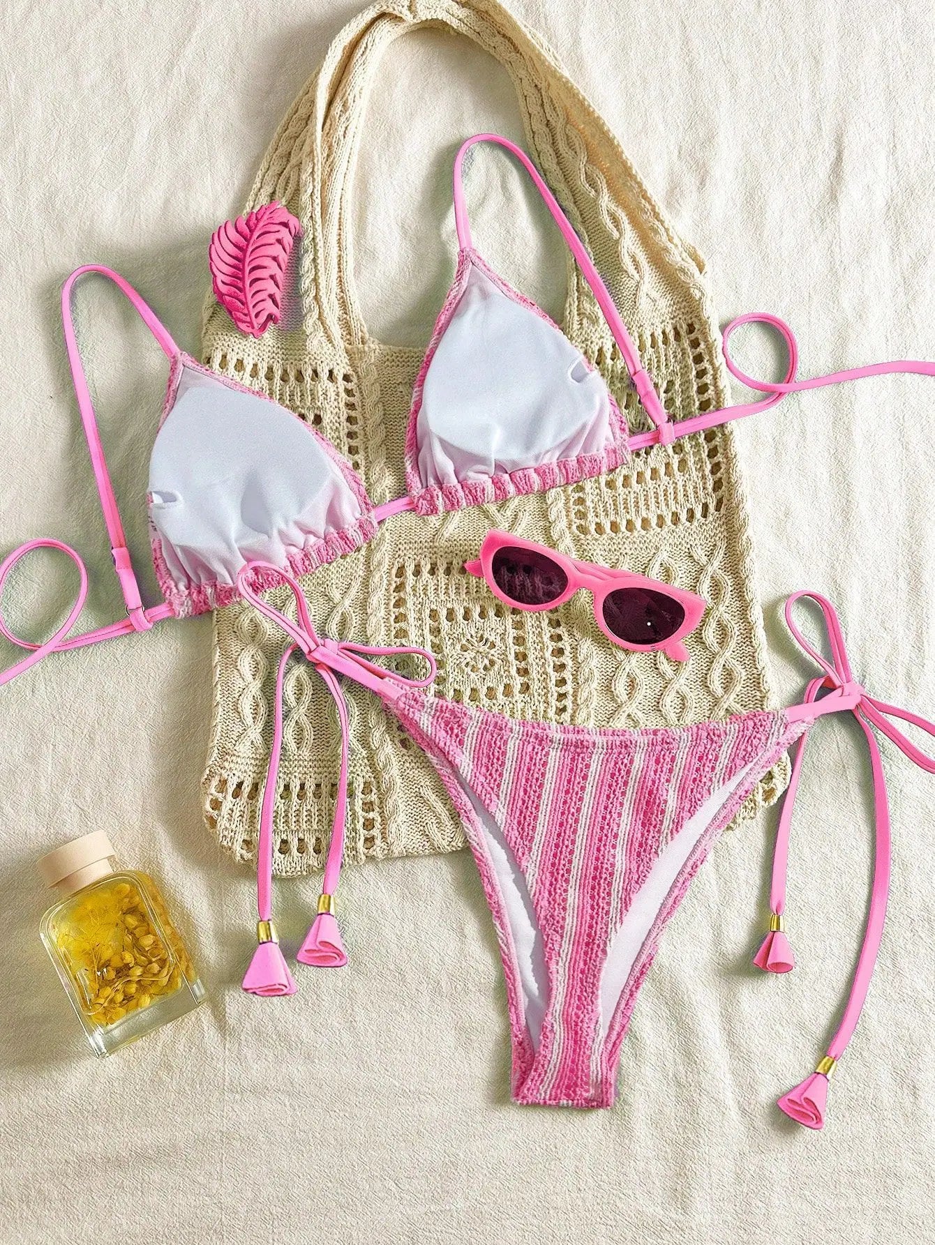 New Ribbed Bikini Swimsuit Female Swimwear Women Two-pieces Bikini Set Bather Bathing Suit Swim Suit Beachwear Купальник Женский