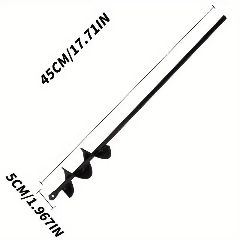 Ground Drill Bit - Detachable Spiral Rod - Garden Vegetable Loosening, Soil Planting, Seedling Transplanting Tools